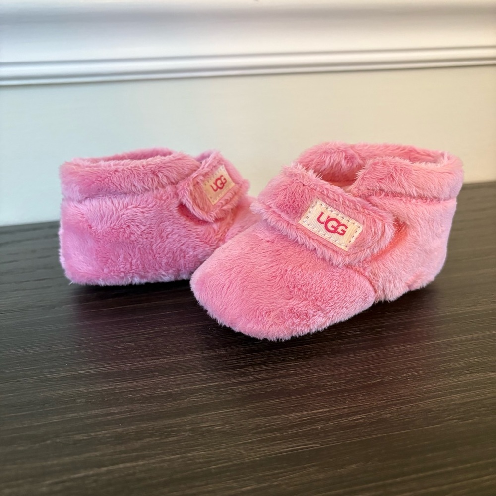UGG Baby Bixbee Pink Kids Slippers NWOT